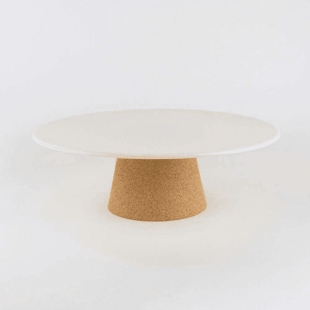 Ceramic cake stand - cream