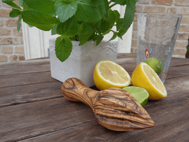 Olive wood citrus Juicer